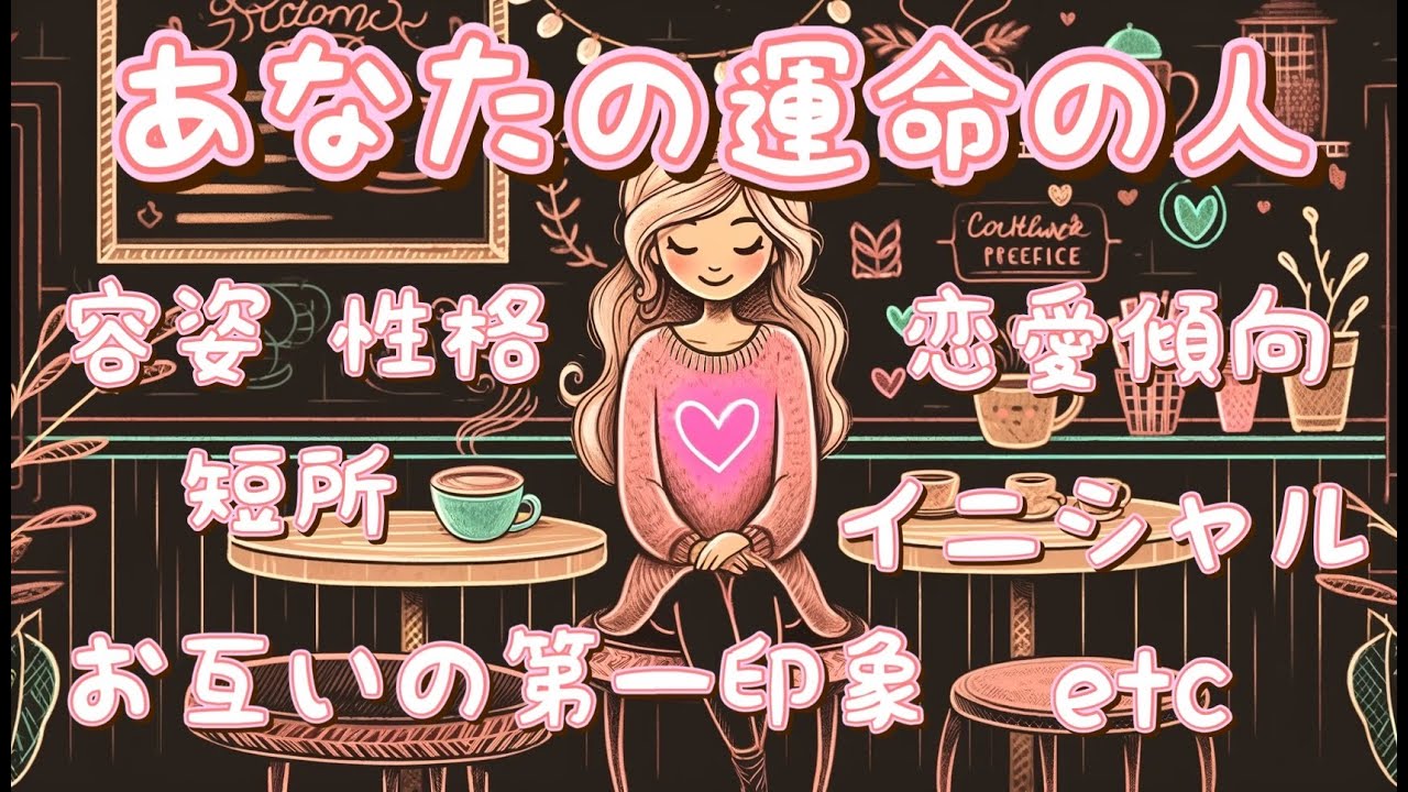 【あなたの運命の人】容姿・性格・イニシャル、恋愛傾向etc…じっくり深掘り💕🔎【タロット占い・オラクルカード・リーディング】