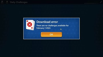 01.02.2022 Solutions for Microsoft Solitaire Collection Daily Challenge - Download error