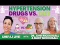 Hypertension drugs vs diet  chef aj live with dr john mcdougall