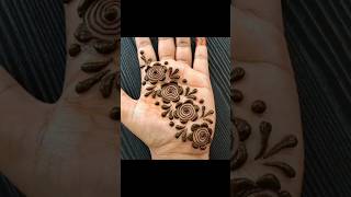 🏵️ Easy and simple mehendi design for beginners #hennadesign #viralshort 