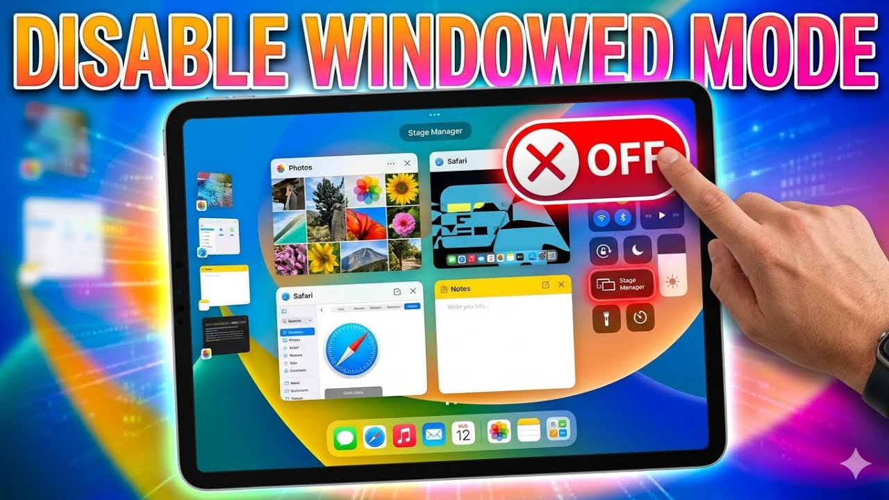 Window Mode App How to Disable Windowed Mode on iPad - 2026 Full Guide - YouTube