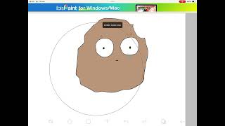 ￼wall nut Plant vs Zombies crying  สร้างจากแอพ ibisPaint 