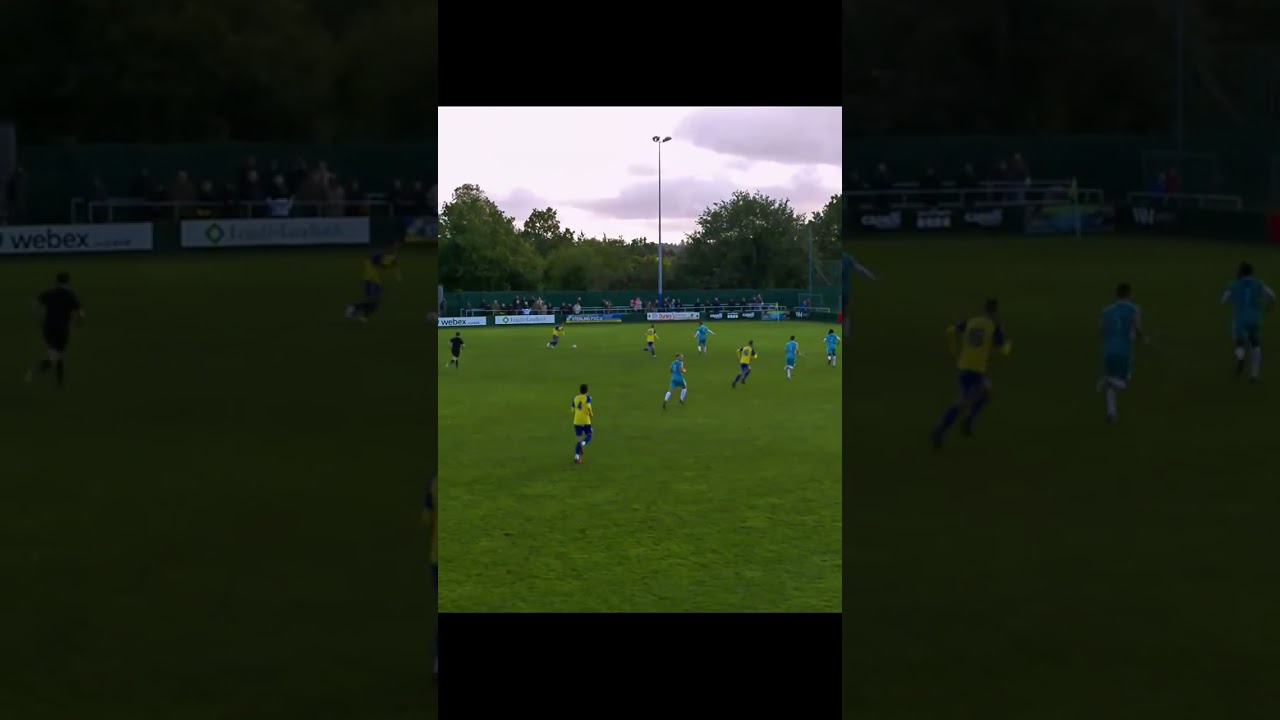 A cheeky chip from Warrington Town's Reece Daly ๐
