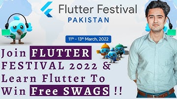 Flutter Festival Pakistan 2022 | Flutter Festival Islamabad | Flutter Festival Swags | Free Swags