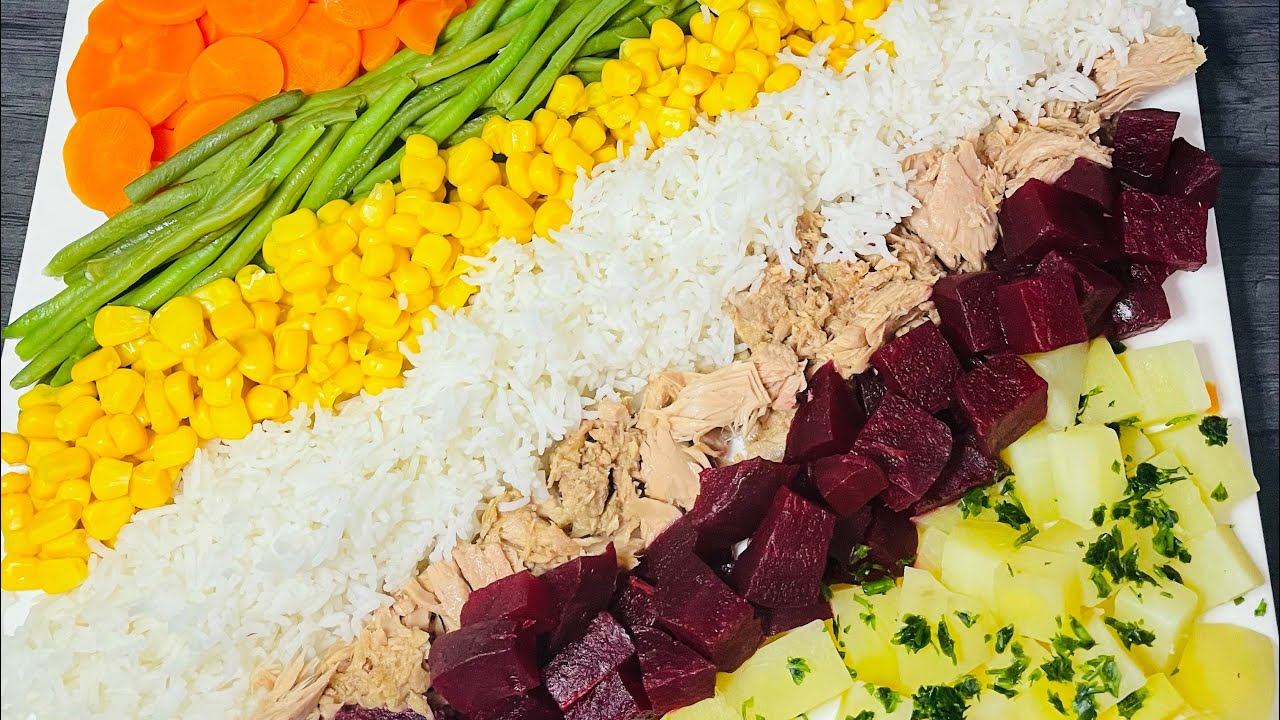 Salade Composée Au Thermomix Préparer Par Mon Fils De 9 Ans 😍