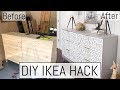 DIY IKEA Hack | TARVA Dresser Makeover