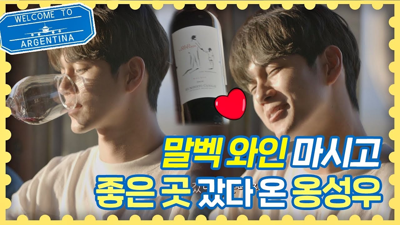 [ENG] 비주얼 폭발♨한 막내 성우(Ong Seong-wu)， 와인 먹고 천국 갔다 왔다옹♡ 트래블러 아르헨티나(travelerargentina) 5회