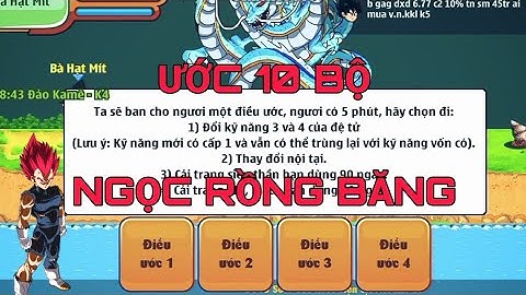 Ngọc Rồng Online - Ước 10 bộ nrb đổi nội tại