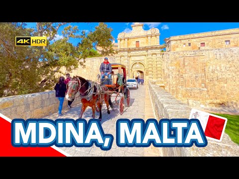 MDINA MALTA | Full tour of the silent city of Mdina [Filmed in HDR]