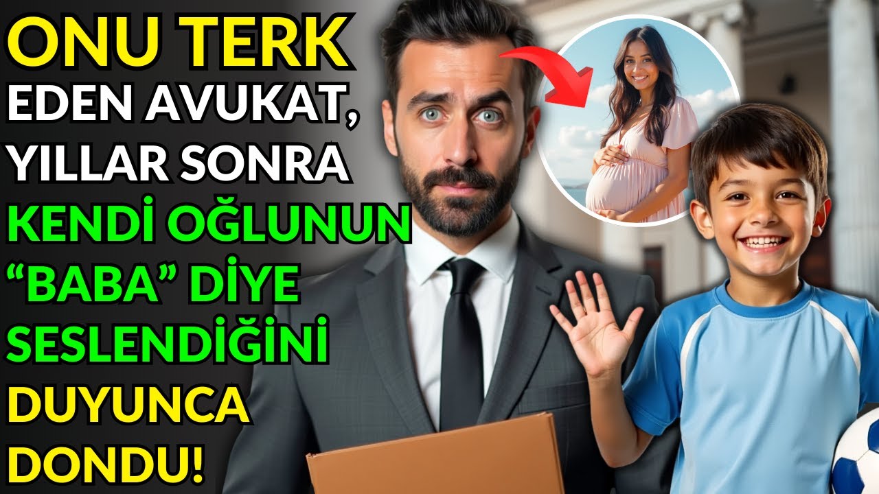 ONU TERK EDEN AVUKAT, YILLAR SONRA KENDİ OĞLUNUN “BABA” DİYE SESLENDİĞİNİ DUYUNCA DONDU!