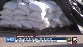 Valley cities prepping for the storm