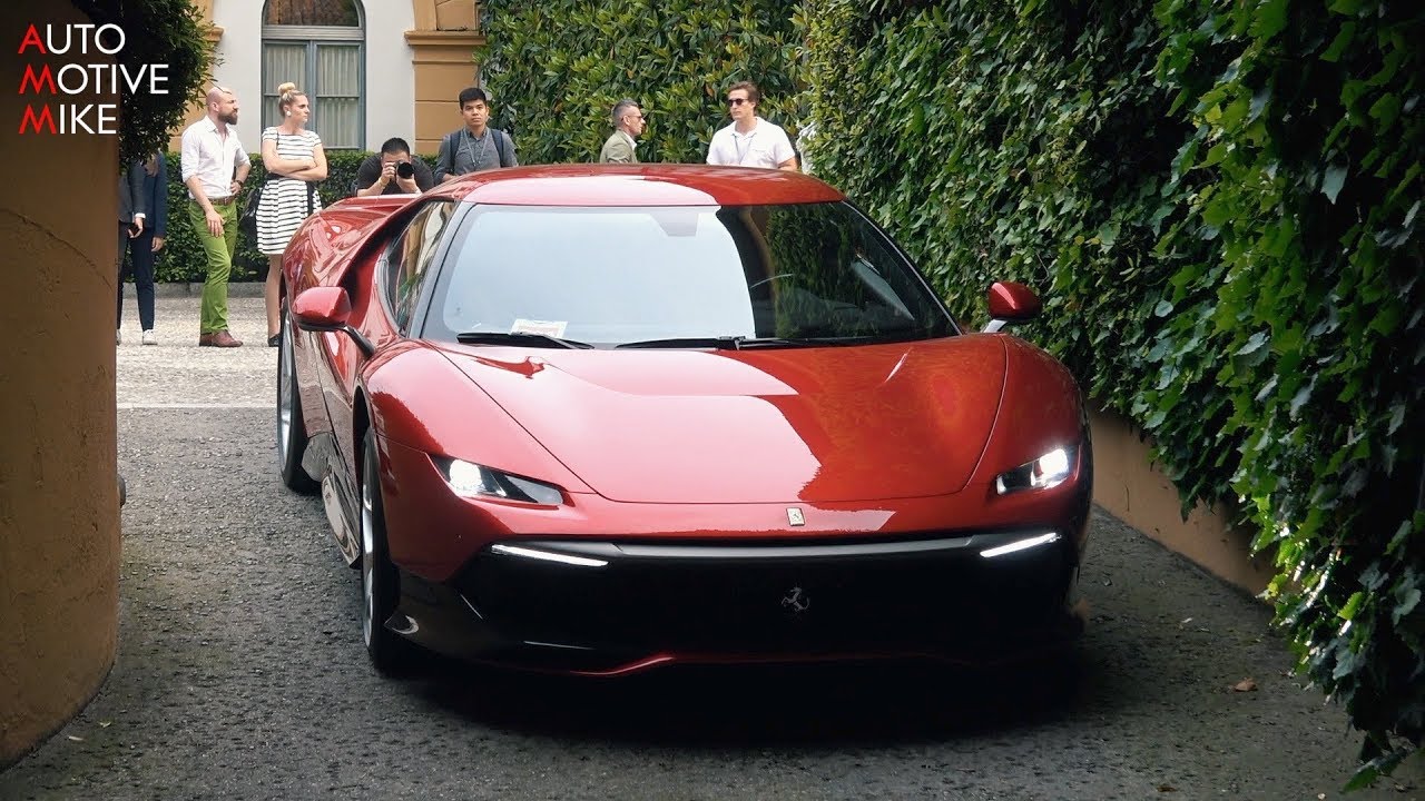 Weltpremiere Fur Ein Einzelstuck Der Ferrari Sp38 In Seinem Naturlichen Lebensraum