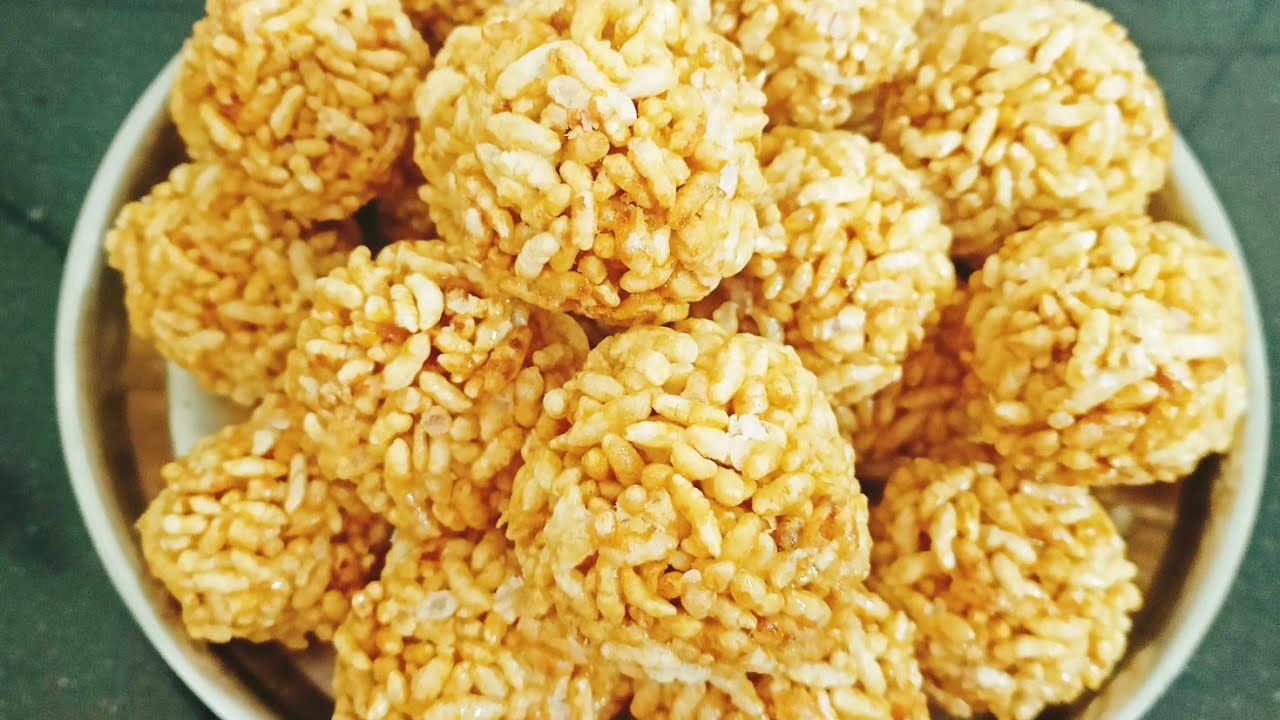 देशी स्टाइल मुरमुरे के लड्डू 