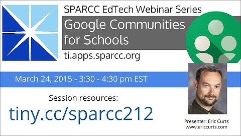 Google Communities for Schools