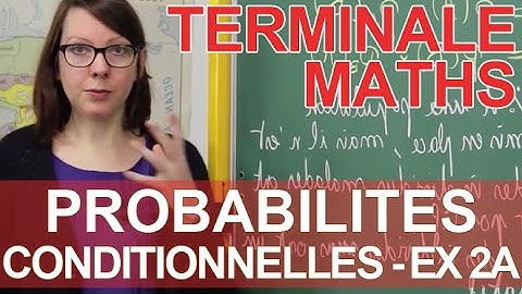 Probabilités conditionnelles - Exercice 2A - Maths terminale - Les Bons Profs
