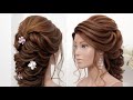 New easy open hairstyle. Bridal hairstyle. Hair tutorials.