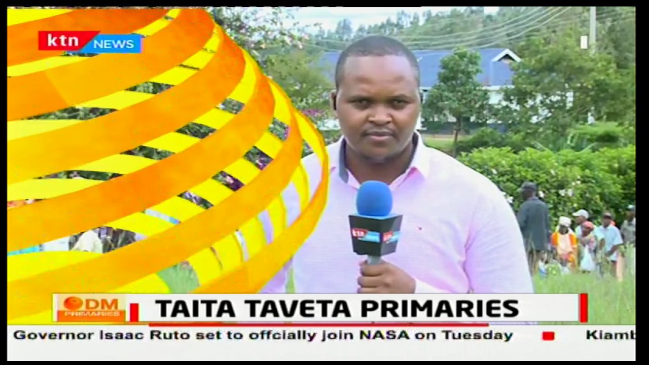 ODM primaries kick off in Taita Taveta as Governor John Mruttu and MP ...