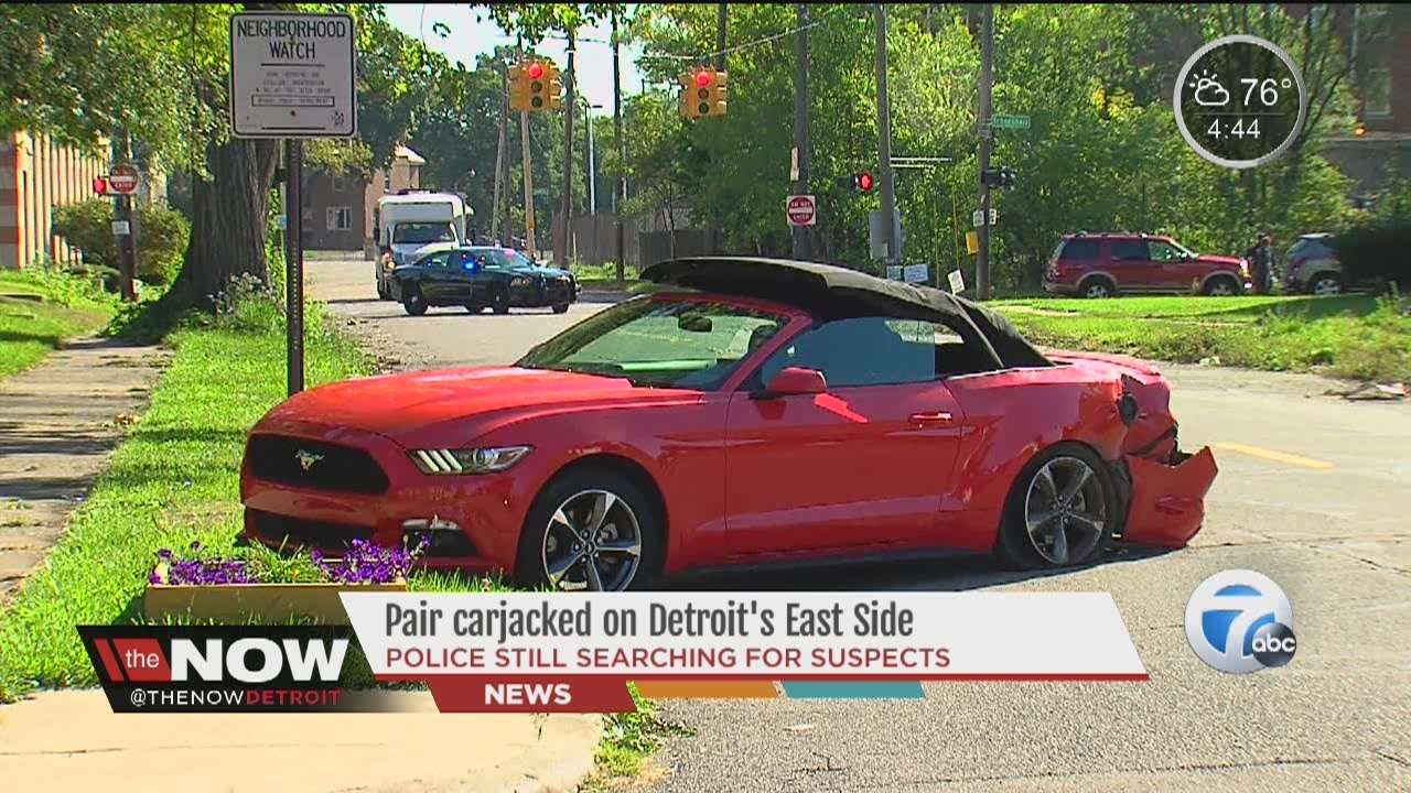 Detroit police search for carjacking suspects - YouTube
