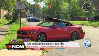 Detroit police search for carjacking suspects