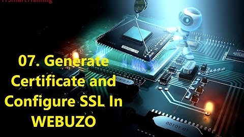 Generate Certificate and Configure SSL In WEBUZO | Episode 07