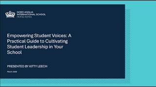 Empowering Student Voices: A Practical Guide to Cultivating Leadership in Your School