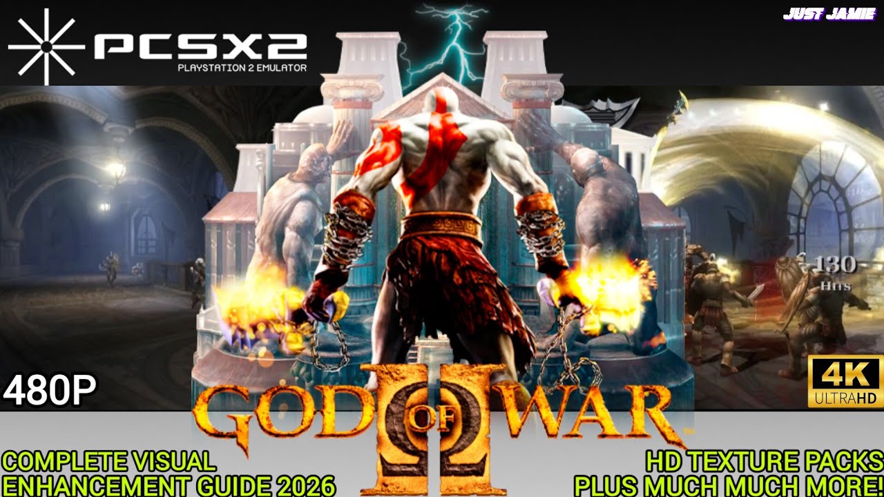 Как сделать так, чтобы God of War 2 выглядела НЕВЕРОЯТНО с помощью эмулятора PCSX2 
