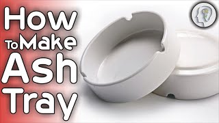 How to made an ash tray with cement | Crafts With Riasat