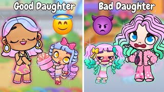 Good Daughter VS Bad Daughter   | Toca Boca | Avatar Story