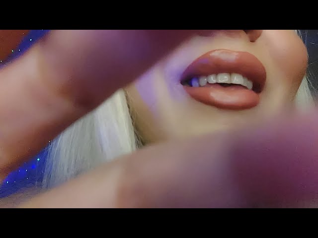 ASMR 💫 Upclose mouth Sounds and hand movements