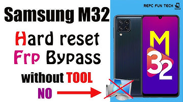 samsung m32 frp bypass without pc | m32 frp 2022 | samsung m32 hard reset