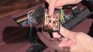 How To Replace Window Switch 1998 Buick LeSabre