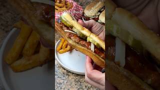 Don’t wait for the McRib to come back when you can make it better at home! #mcrib #homemade