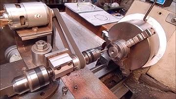 Easy indexing and radial drilling on a small metal lathe - it