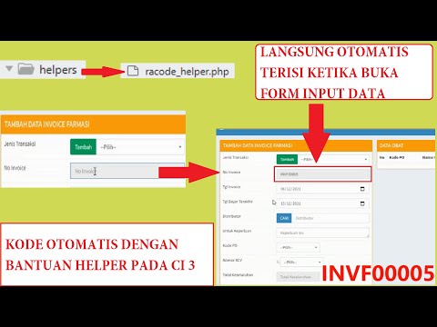 Kode Otomatis codeigniter