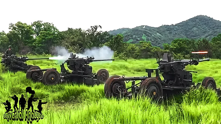 40mm Bofors L/60 Artillery Shooting Exercise