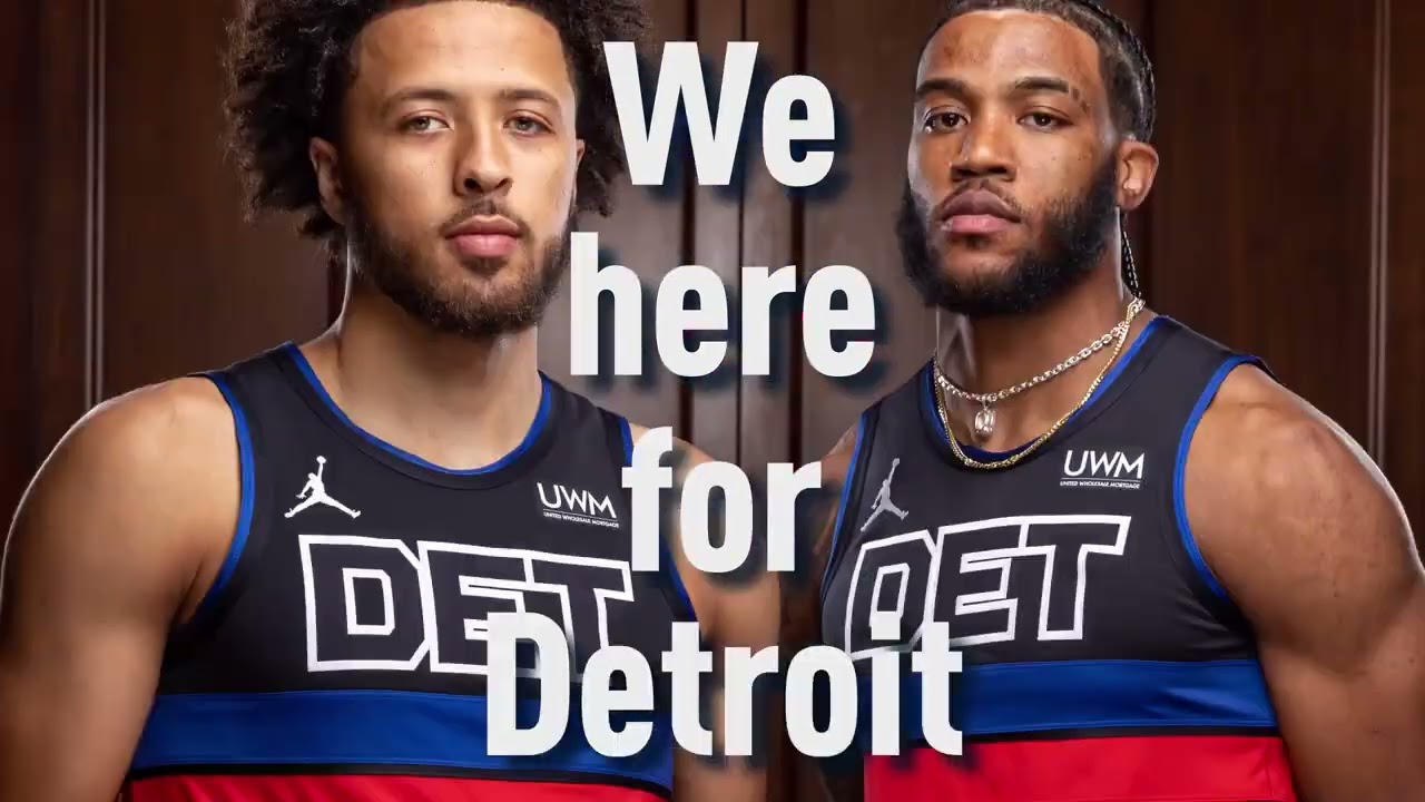 Pistons unveil new 2022 'statement' jersey, and they're marvelous
