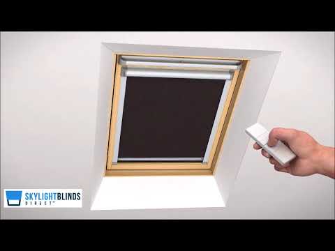 Solar Powered Motorised Skylight Blind
