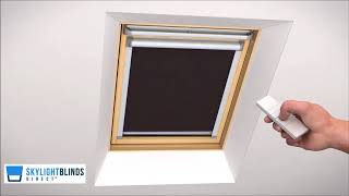 Solar Powered Motorised Skylight Blind