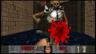 Doom 2 - Vicarious (Map 1 - Shedungent): Ultra Violence 100% (Author: ZeMystic)
