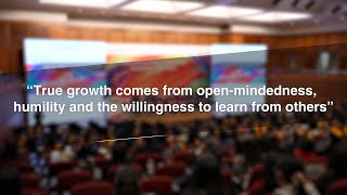 True growth comes from open-mindedness, humility and a willingness to learn from others