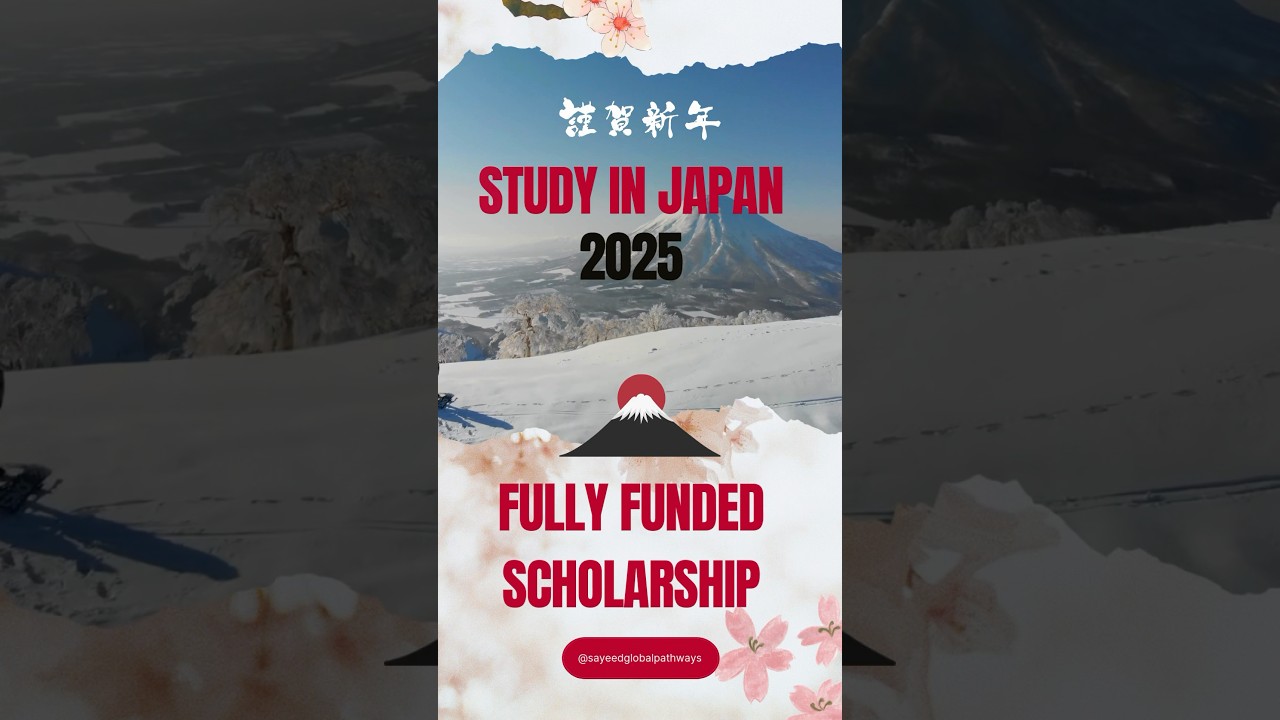 MEXT Scholarship 2025 | Study In Japan | Japanese Govt. Scholarship 