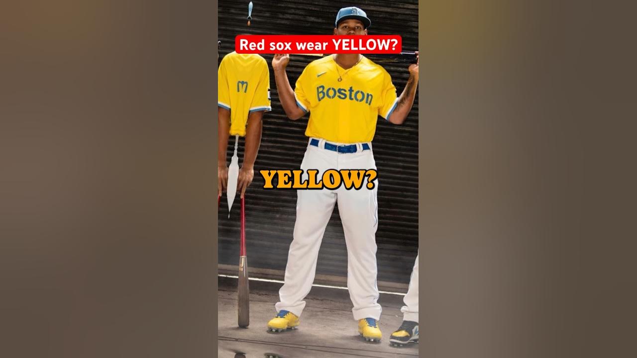 Why do the Red Sox wear yellow jerseys?