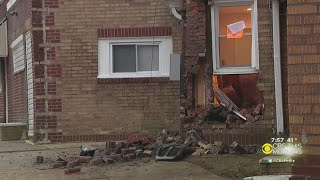 Police Searching For Driver Who Crashed Into Logan Apartment Building