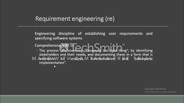 Requirement Engineering Introduction 1