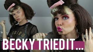 becky trying to be a beauty guru for 7 minutes straight