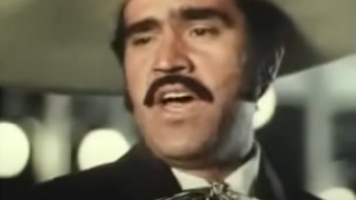 Vicente Fernández - Le Pese a Quien Le Pese (Video de Película)
