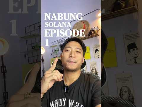 Nabung Solana episode 1 #solana #crypto #bitcoin