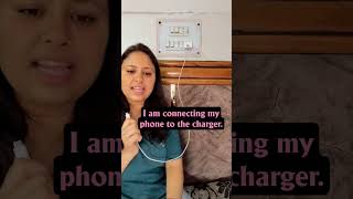 Easy English with switchboard &amp; charger 🔌⚡ #LearnEnglish #DailyEnglish#spokenenglish