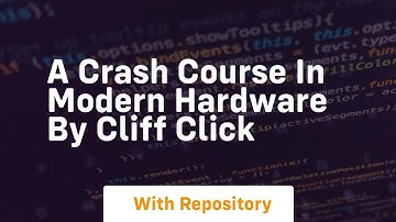 A crash course in modern hardware by cliff click