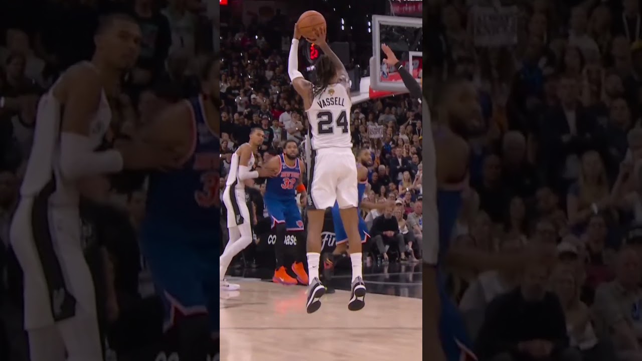 4 POINT PLAY! 🙌 #DevinVassell #Andone #NBA #Spurs